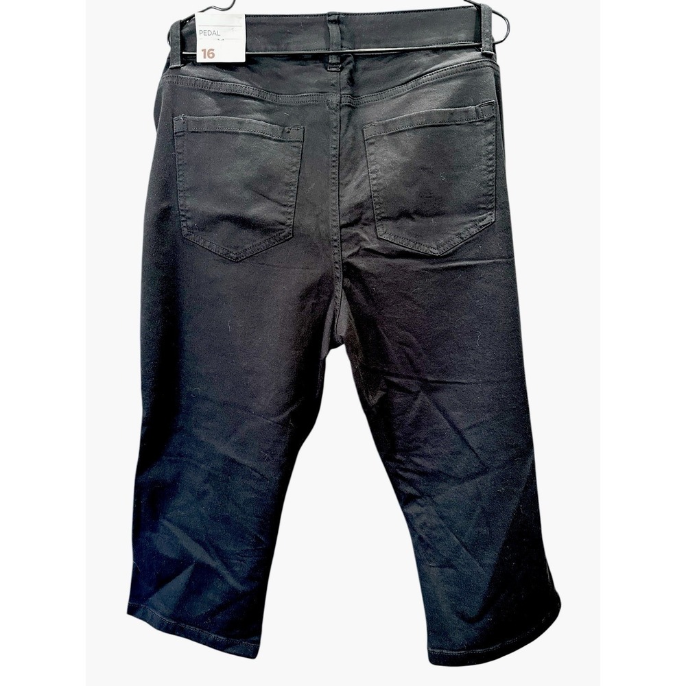 Lane Bryant Behind Great‎ Butts Women Crop Black Pants Size 16 NWT